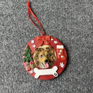 Pet Dog Christmas Ornament Sheltie Dog Bone Can Be Personalized New